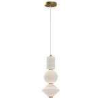 Висячая лампа Elstead Lighting ALM-BIJOU-P3-GD