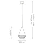 Висячая лампа Elstead Lighting ALM-DAPHNE-P-S-MB — изображение 5