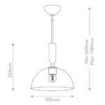 Светильник Elstead ALM-JUDE-P-GD-CL — изображение 5