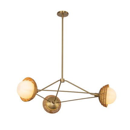 Висячая лампа Elstead Lighting ALM-PERTH3-GD