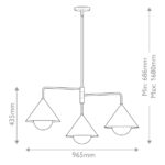 Висячая лампа Elstead Lighting ALM-REMYCK3-BK — изображение 5