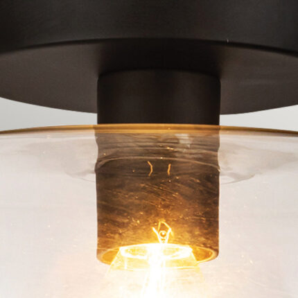 Висячая лампа Elstead Lighting ALM-SYLVIA-SF-BK-CL