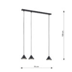 Висячая лампа Emibig Elite 3 Black (1330/3) — изображение 2