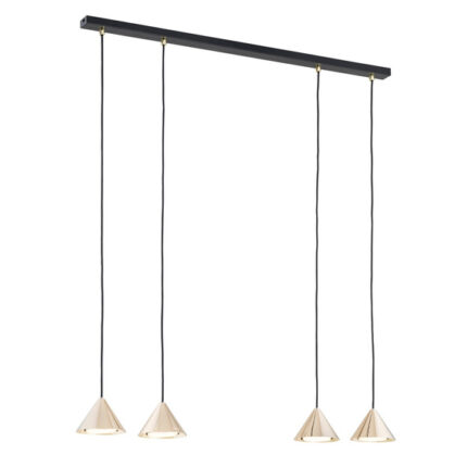 Висячая лампа Emibig Elit 4 Bl Gold (1329/4)