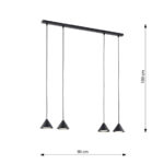 Висячая лампа Emibig Elit 4 Black (1330/4) — изображение 5