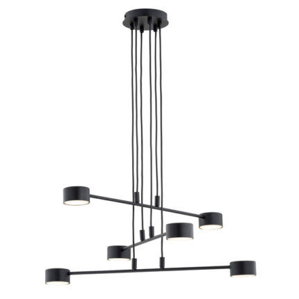 Висячая лампа Emibig Modus 6 Black (1339/6)