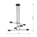 Висячая лампа Emibig Modus 6 Black (1339/6) — изображение 5