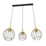 Висячая лампа Emibig Nando 3 Bl Gold (1368/3)
