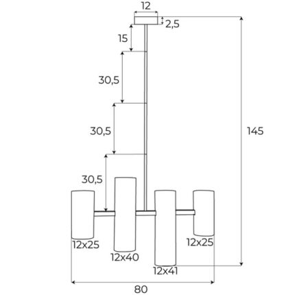 Висячая лампа Maxlight Laxer P0502