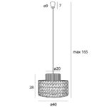 Висячая лампа Maxlight Raffle P0587 — изображение 3
