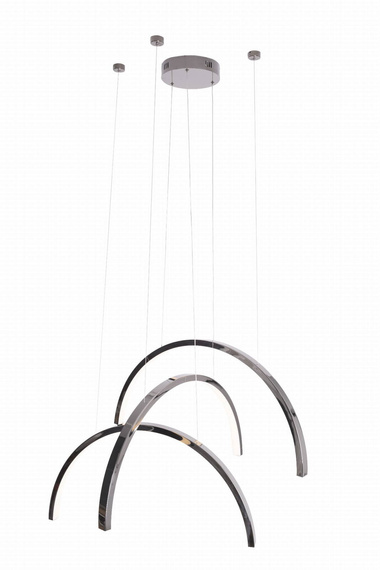 Висячая лампа Maxlight Trio Arc P0508 черный блеск