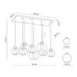 Висячая лампа TK Lighting Cubus 2834 — изображение 5