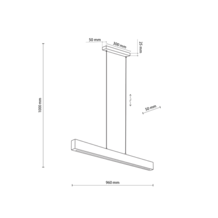 Висячая лампа TK Lighting Teo 6615