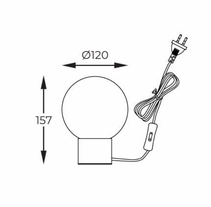 Офисная лампа Zuma Line T0454-01A-P7FZ Арктур