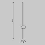 Настенная лампа Light stick Maytoni MOD237WL-L11BS3K — изображение 3