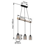 Висячая лампа Globo Lighting 15465-3H Hadera — изображение 2