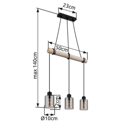 Висячая лампа Globo Lighting 15465-3H Hadera