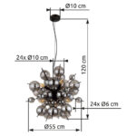 Висячая лампа Globo Lighting 15633HO Удо — изображение 3