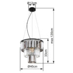 Висячая лампа Globo Lighting 15695H Naxis — изображение 3