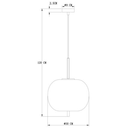 Висячая лампа Globo Lighting Blacky 15345H1
