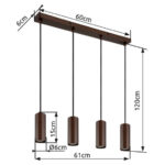 Висячая лампа Globo Lighting James 57919-4H — изображение 3