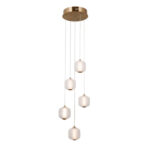 Висячая лампа Italux Ganti PND-34362-5-HBR-OPAL