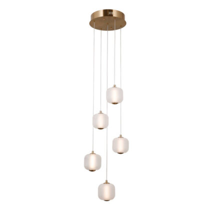 Висячая лампа Italux Ganti PND-34362-5-HBR-OPAL