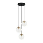Висячая лампа Italux Sarpo PND-58867-3S-BK-BRO