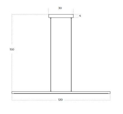 Современный Azzardo Alamo Pendant 120 3-ступенчатый DIMM BK AZ5766 Lamp