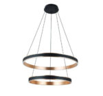 Современный фонарь Azzardo Rio Lamp 50+70 3-ступенчатый BIMM BK/GO AZ5779
