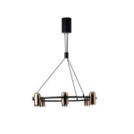 Современный подвесной фонарь Azzardo Vivio 8 GO/BK AZ5731