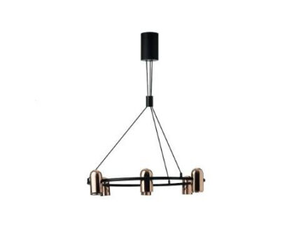 Современный подвесной фонарь Azzardo Vivio 8 GO/BK AZ5731