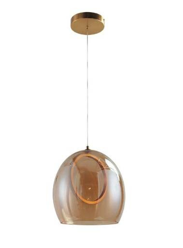 Современная светодиодная лампа Azzardo Nicole Pendant Amber AZ6197