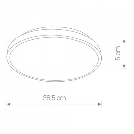 Nowodvorski Plafoniera Agnes ROUND LED PRO S 4000K 10978 IP44