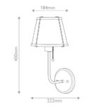 Elstead Wall Lighting HK-CLARKE1-PN-WH — изображение 5