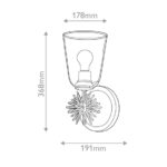 Элстед настенная установка Lighting STARING-1WB-DG-CLEAR — изображение 5