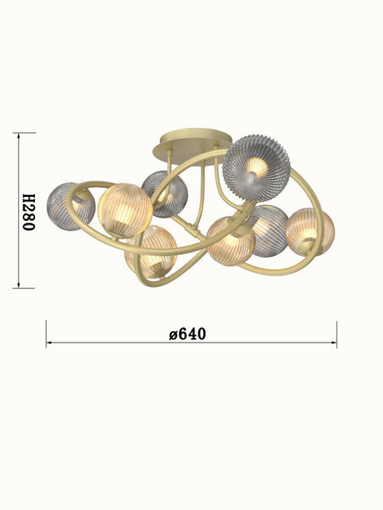 Потолочный корпус Wofi Metz 9015-804