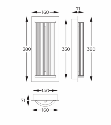 Настенный монтаж ZUMA LINE Cally MB3114-1-3GT