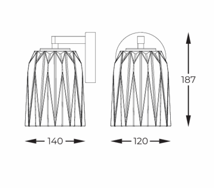 Настенный монтаж ZUMA LINE Tazza W0590-01A-V7 АС