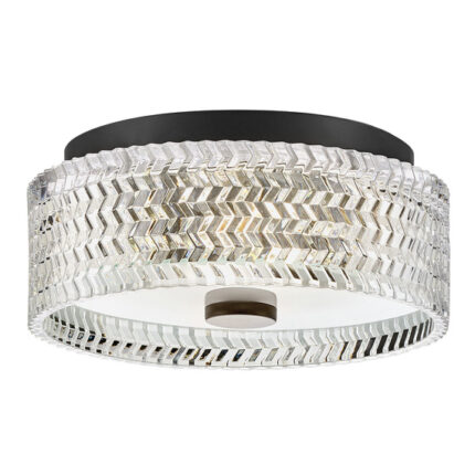 Elstead Lighting Plafon HK-ELLE-F-S-BK