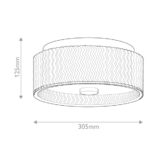 Elstead Lighting Plafon HK-ELLE-F-S-BK — изображение 5