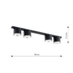 Emibig Nano Plafon 4 Black (1310/4) — изображение 5