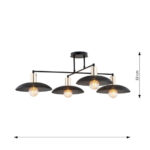Emibig Spirit Plafon 4 Black (1320/4) — изображение 5