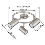 Плафон Globo Lighting Allvi 57914 3N — изображение 3
