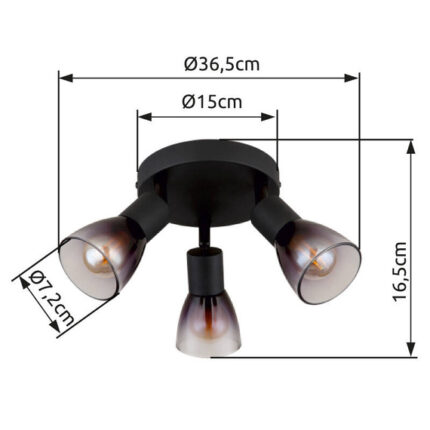 Плафон Globo Lighting Satella 54312-3