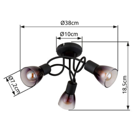 Плафон Globo Lighting Satella 54312 3D