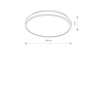 Plafon Nowodvorski Agnes Round LED 3000K 10971 IP44