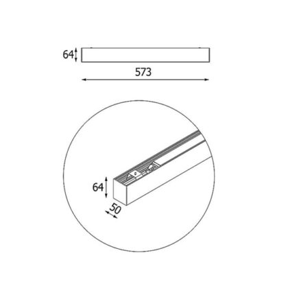 SL105/LA448/A1/OP/101/9330 16.5 LED Серебряный мат 57,3 см Клеони Клеолин