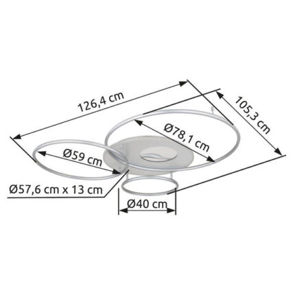 Globo Lighting Led Plafon 48466-70 Инвертина