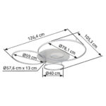Globo Lighting Led Plafon 48466-70A инвертина — изображение 3